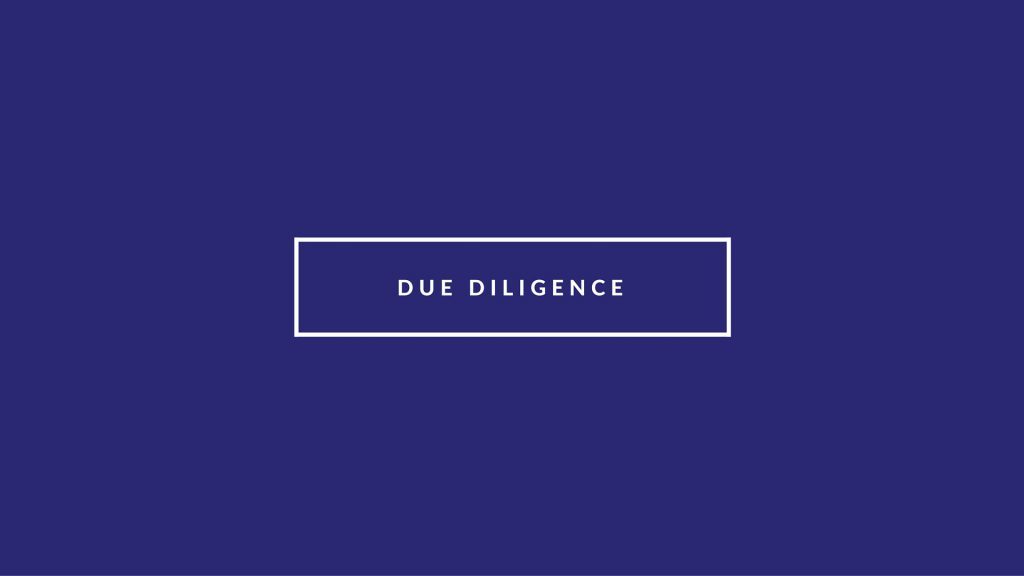 Due Diligence When Selling Your Business - Strange Transactions Advisory Services